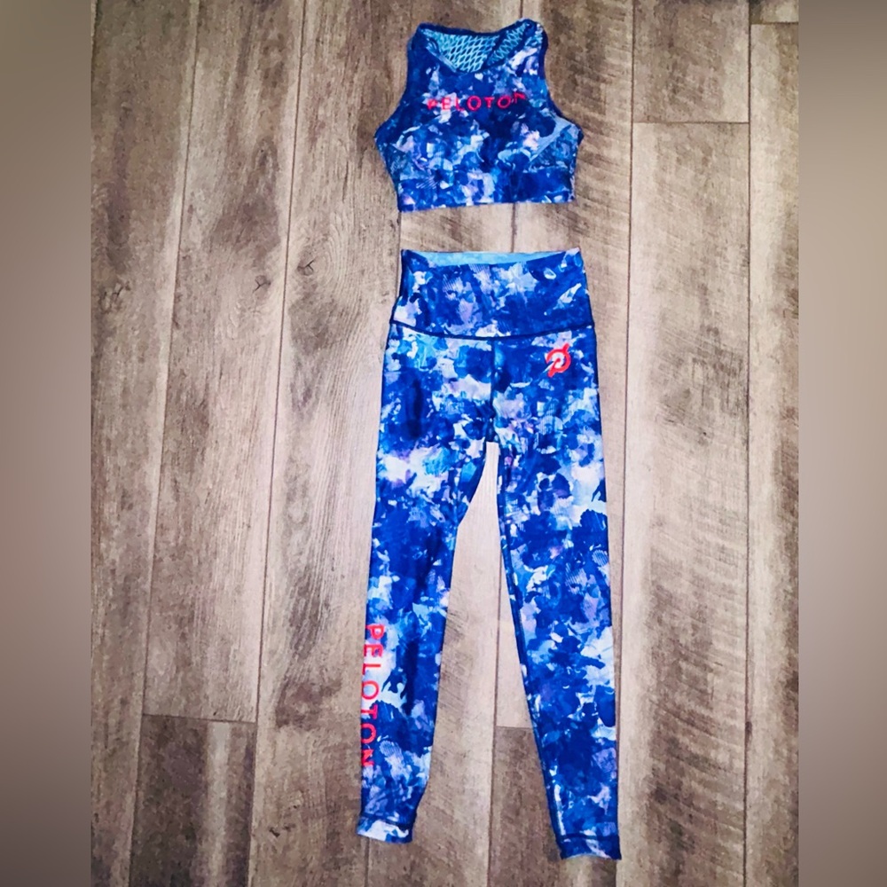 Peloton Leggings and Sports Bra. Size Small